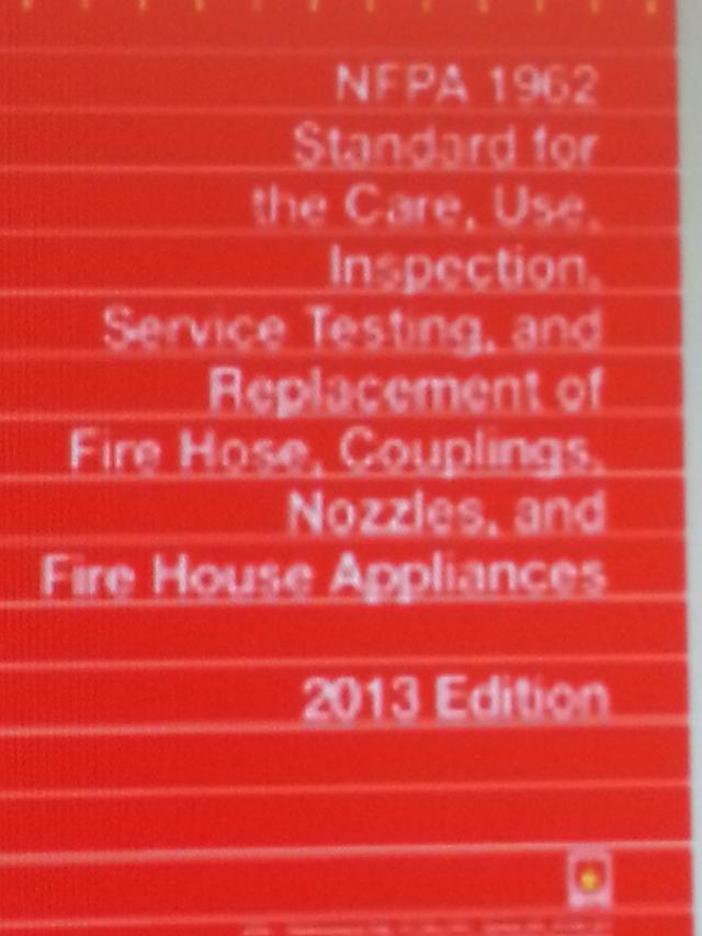NFPA Releases New Hose Standard Chester County Fire Chiefs Association